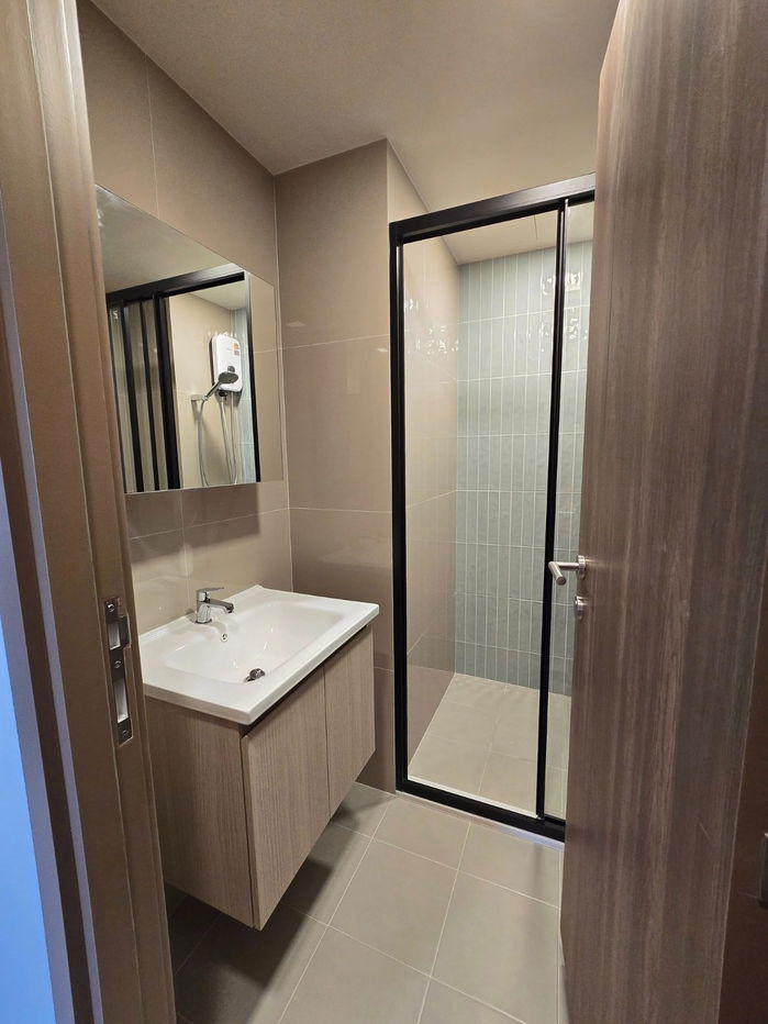 รูป ให้เช่า 📍 THE MUVE Sukhumvit 107 📍 Pet friendly เฟอร์นิเจอร์ และ เครื่องใช้ไฟฟ้าครบ  - รูปที่ 9/10