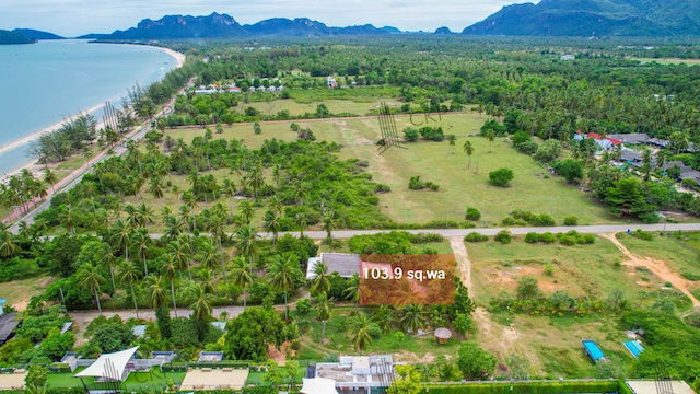 picture Vacant land next to Sam Roi Yot Beach, only 30 meters away, not far from the main road, near tourist attractions. - 2/13