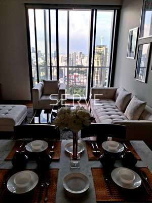 Condos for rent : Modern Luxury Duplex 2 Beds Unit on Super High Fl 40+ Perfect view at Park 24 / Condo For Rent&Sale-Park 24