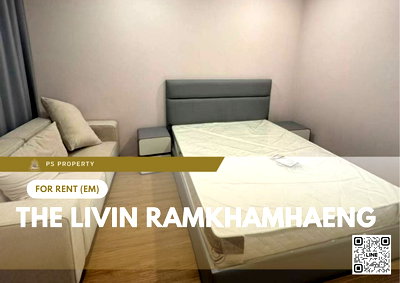 Condos for rent The Paseo Town Ramkhamhaeng  : For rent ✨ The Livin Ramkhamhaeng ✨ near MRT Interchange Lamsalee, fully furnished and equipped with appliances
