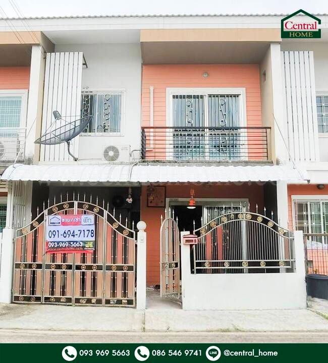 รูป ทาวน์เฮาส์ วิเศษสุขนคร เฟส 3 พันท้ายนรสิงห์ ราคาถูก - รูปที่ 1/16