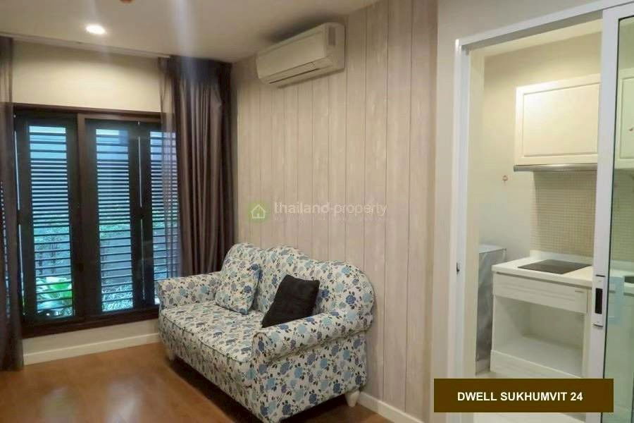 รูป 🟣🟣P0001 - ให้เช่า Condolette Dwell Sukhumvit 26  โทร : 082-445-5991 (หนุ่ม) 🟣🟣 - รูปที่ 2/9