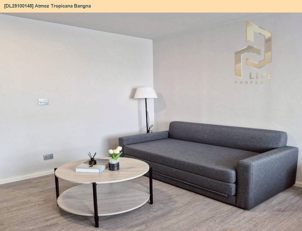 picture DL25100148 Condo for rent, Atmoz Tropicana Bangna near -, ready to move in, call urgently 0638692663 LineID @655ebbvc - 3/9