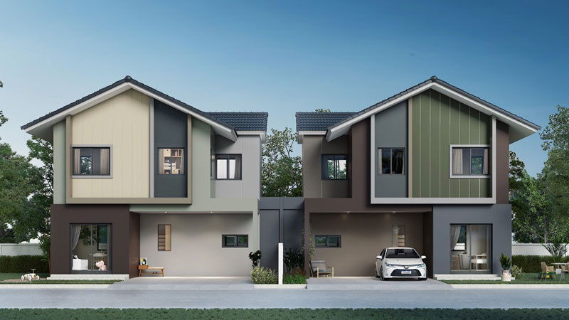 รูปภาพบ้านแฝด