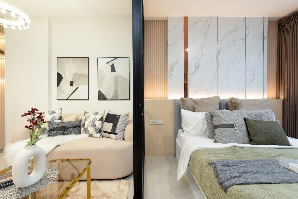 รูป ดีคอนโด รามอินทรา ห้องสวย มีสไตล์  ใกล้รถไฟฟ้า _Do725 - รูปที่ 3/18