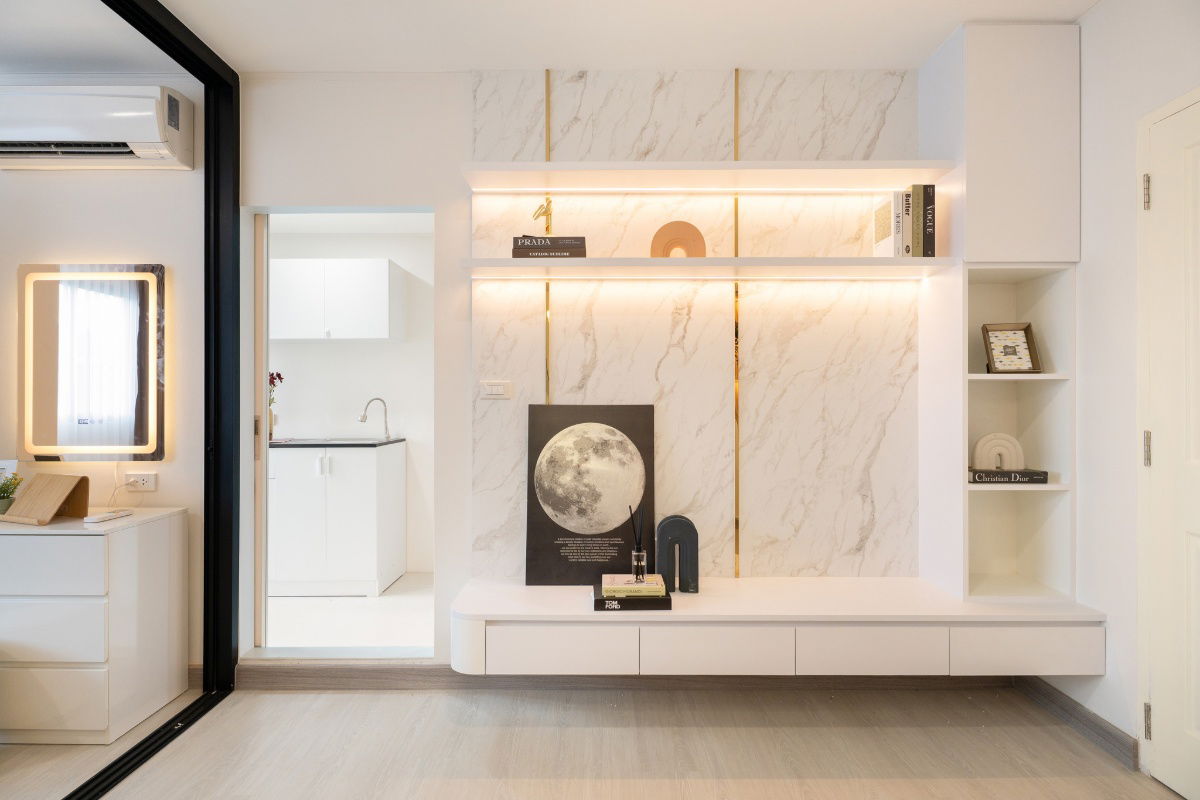 รูป ดีคอนโด รามอินทรา ห้องสวย มีสไตล์  ใกล้รถไฟฟ้า _Do725 - รูปที่ 6/18