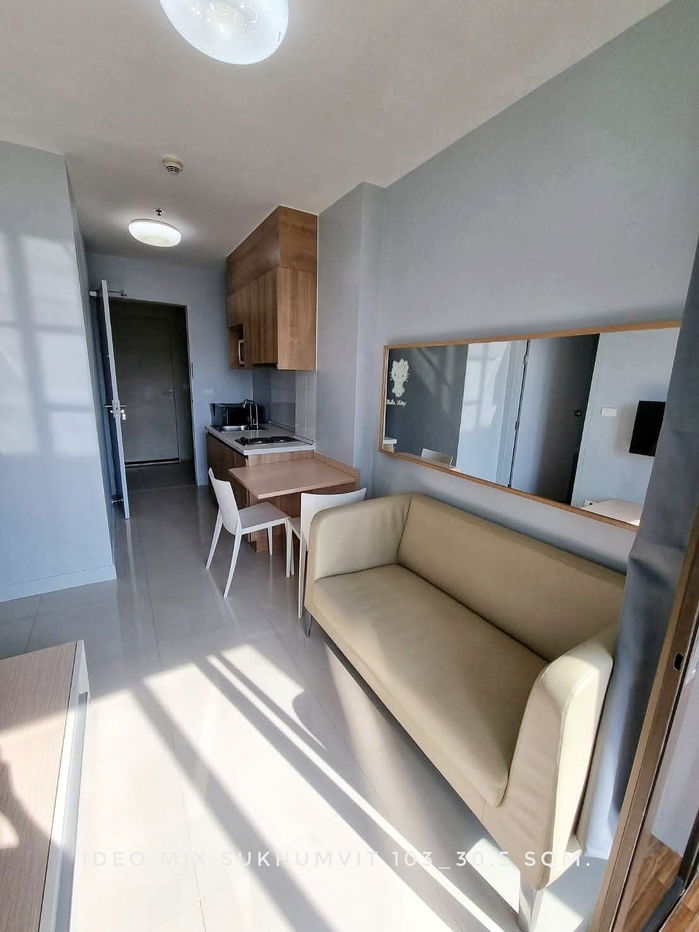 รูป 🎉พร้อมย้าย 1 นอน Ideo Mix สุขุมวิท103 ห้องอยู่สบาย มีอ่างอาบน้ำ ใกล้ BTS และแหล่งร้านอาหาร - รูปที่ 2/7