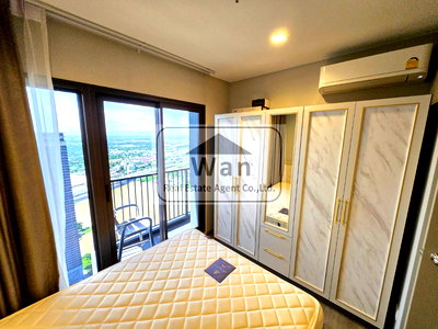 Condos for rent Rattanathibet Road : politan aqua hight floor fully furnish riversidecondo 