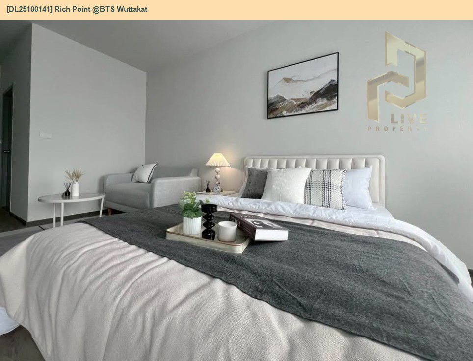 picture DL25100141 Condo for rent, Rich Point @BTS Wuttakat near BTS วุฒากาศ, ready to move in, call urgently 0638692663 LineID @523dslwi - 3/11