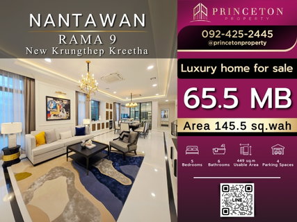 Show house for sale Nantawan rama 9 new krungthep kreetha
