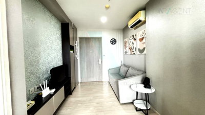 ขายคอนโด : ขายคอนโด เดอะ แกลเลอรี่ แบริ่ง อาคาร 1 ชั้น 18 1 ห้องนอน ขนาด 35 ตรม ใกล้ BTS แบริ่ง