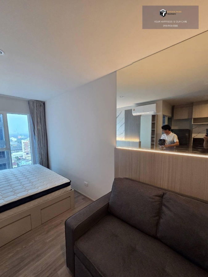 รูป Regent Home Bangna | 🚝ใกล้ BTS บางนา เตียงใหญ่ 6 ฟุต วิวแม่น้ำ ฝั่งตะวันตก ベッド6フィート🛏 | 川ビュー🌅 西向き #2025100712251 - รูปที่ 2/6