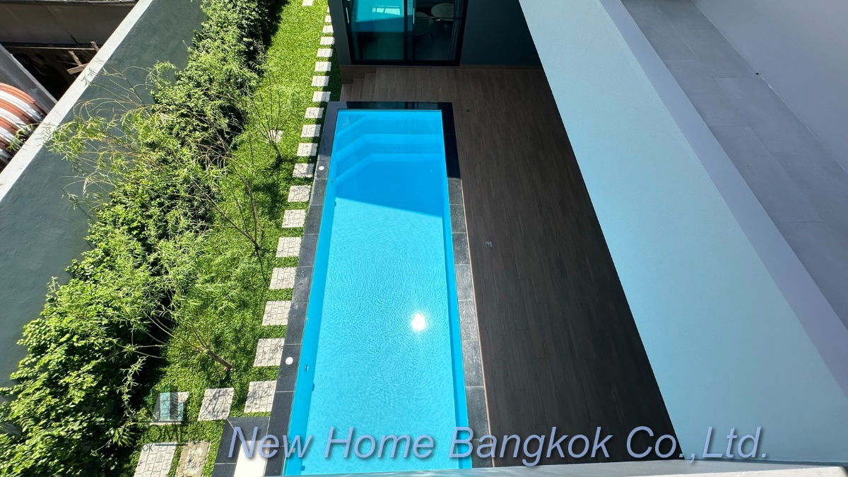 รูป *บ้านเดี่ยวหรูสร้างใหม่ พร้อมสระว่ายน้ำให้เช่า – เลี้ยงสัตว์เล็กได้ - รูปที่ 29/36