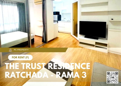 Condos for rent : For rent 📍 The Trust Residence Ratchada - Rama 3 📍 Fully furnished and equipped, near BTS Surasak