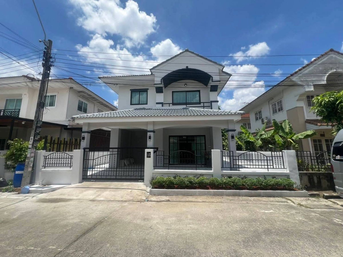 รูป บ้านแฝดเหมือนบ้านเดี่ยว กว้าง ราคาคุ้ม พร้อมเฟอร์นิเจอร์ หมู่บ้าน บุรีรมย์ เลียบคลองสอง23 ซอยอรพิม8 คลองสามวา - รูปที่ 31/44