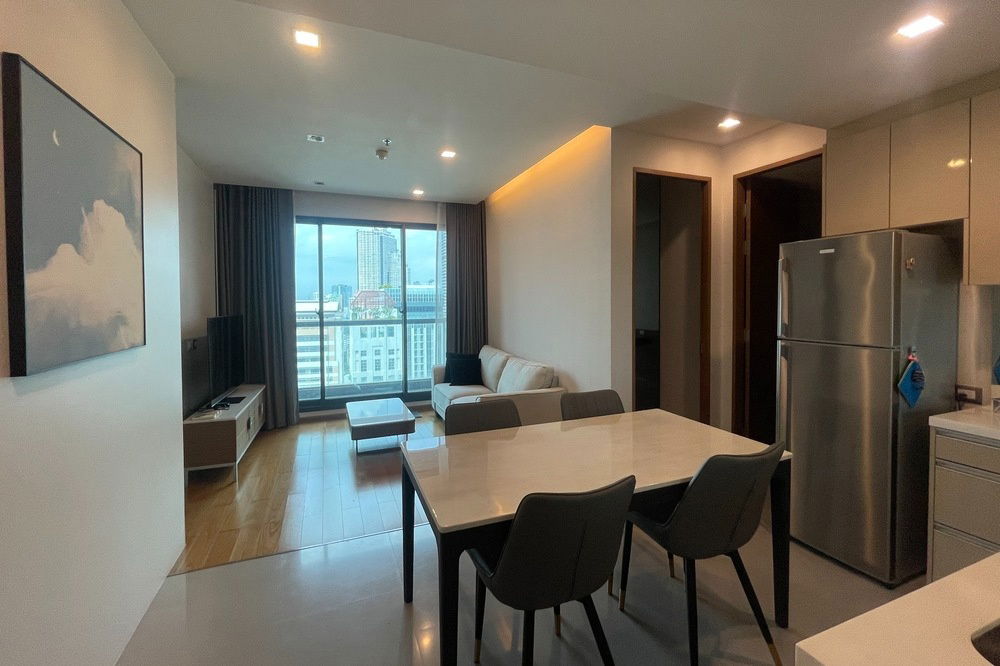 picture For Rent !! high floor 23+, city view, rare item, modern style !🔥 Code C20251000019...The Address Sathorn, 2 bed, 2 bath, furnished, ready to move in - 3/8