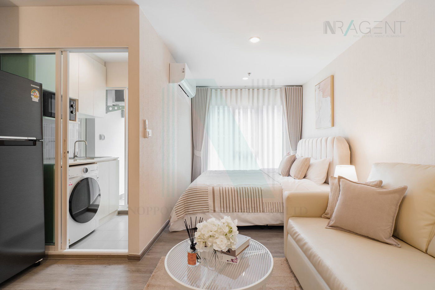 picture 🚩 For Rent Condo REGENT HOME BANGNA Building D, Floor 12,Studio, Room size 28 sqm - 3/8