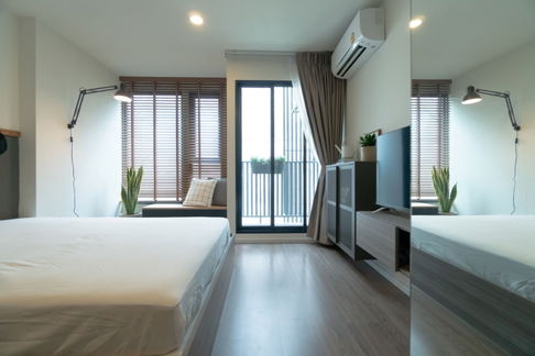 🔥ด่วน ห้องไปไวมากกก / Code: KJ9103  ให้เช่า The Origin Ramintra 83 Station ✅ Add Line @kjcondo (มี@ข้างหน้าด้วยนะคะ)