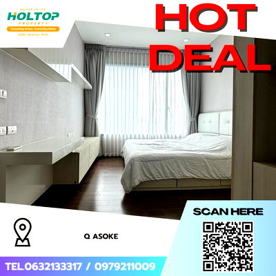 Condos for rent : #Z2658💥 061068 🔥Condo for rent: Q Asoke 
