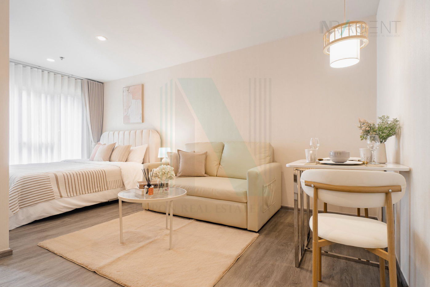 picture 🚩 For Rent Condo REGENT HOME BANGNA Building D, Floor 12,Studio, Room size 28 sqm - 5/8