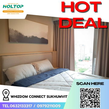 #R6861 🎉 071068 ให้เช่าคอนโด Whizdom Connect Sukhumvit 