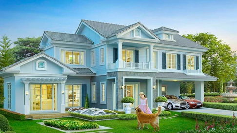 MRT LakSong 5.9km. Makro BangBon 1.7km.Luxury Mansion 2-story detached house for rent Ekkachai96-10