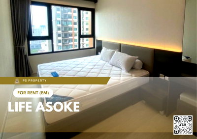 คอนโดให้เช่า : ให้เช่า ✨ Life Asoke ✨ 2 ห้องนอน 2 ห้องน้ำ เฟอร์นิเจอร์ และ เครื่องใช้ไฟฟ้าครบ ใกล้ MRT 