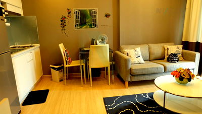Condos for rent : For Rent Condo THRU THONGLOR Building 1, Floor 22,1 bed room, Room size 31 sqm