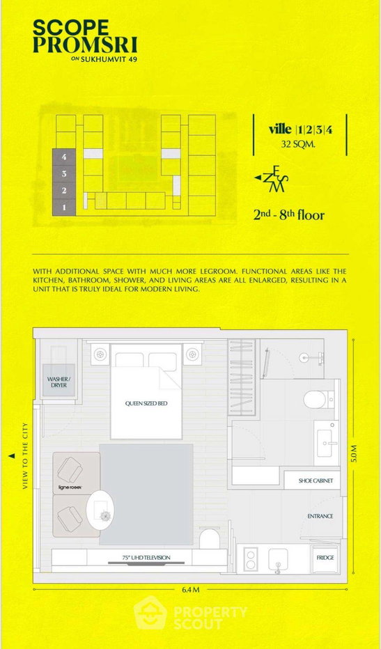 picture Pet-Friendly 1-BR Condo At SCOPE Promsri Near BTS Phrom Phong (ID 2339512) - 4/6
