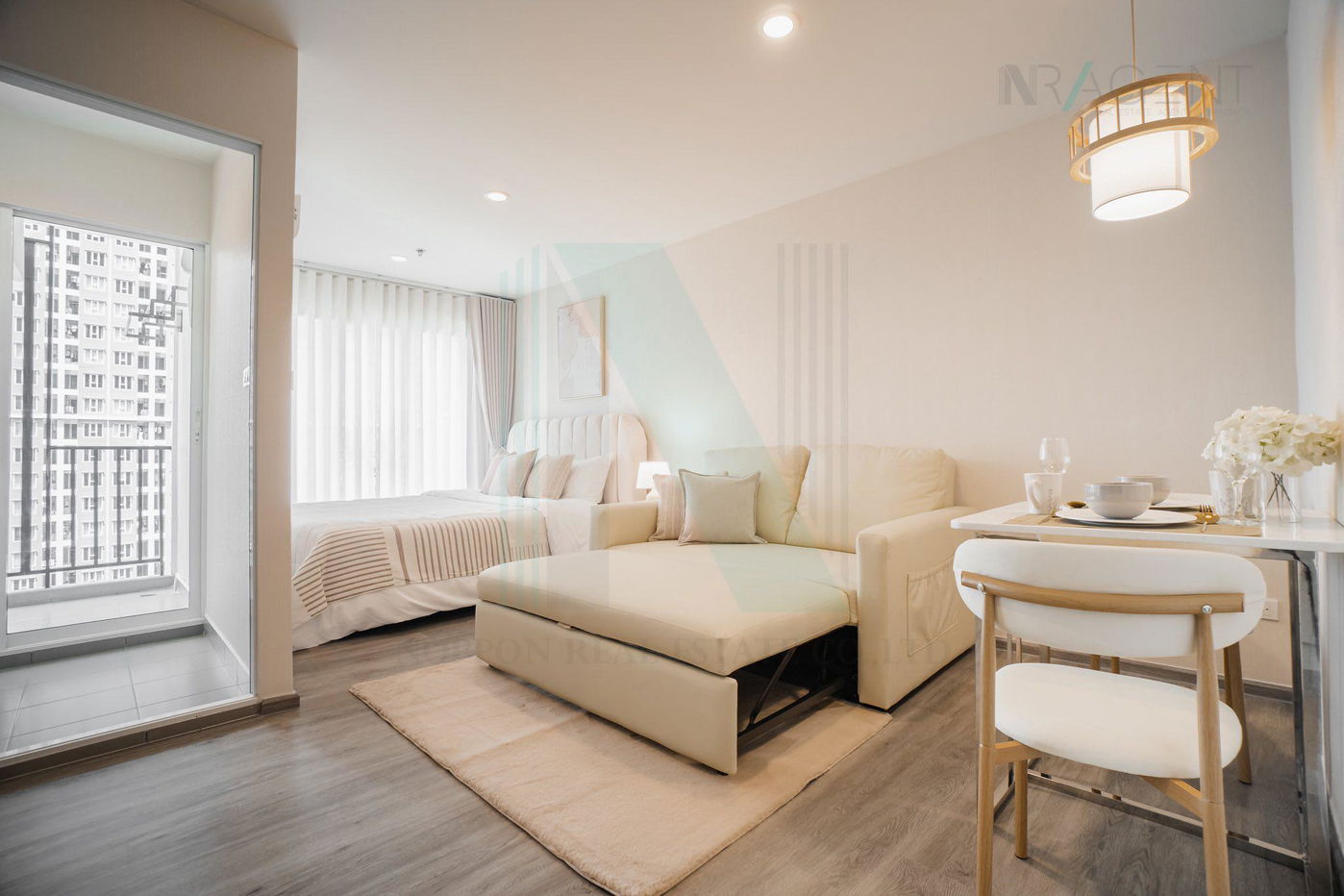 picture 🚩 For Rent Condo REGENT HOME BANGNA Building D, Floor 12,Studio, Room size 28 sqm - 7/8