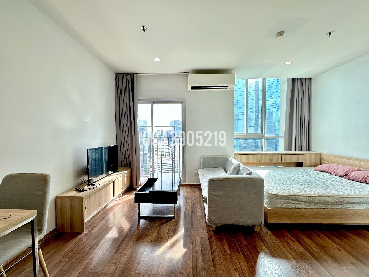 picture Noble revolve ratchada 2 ☎️big studio 26 sqm ‼️only 13500/month‼️now available ✅fully furnished✨ - 3/10