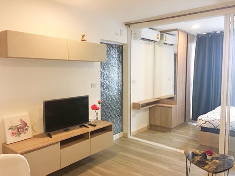 ให้ เช่า คอนโด Moniiq สุขุมวิท 64 1 ห้องนอน 29 ตรม. ชั้น 4 เฟอร์นิเจอร์ครบ พร้อมเข้าอยู่