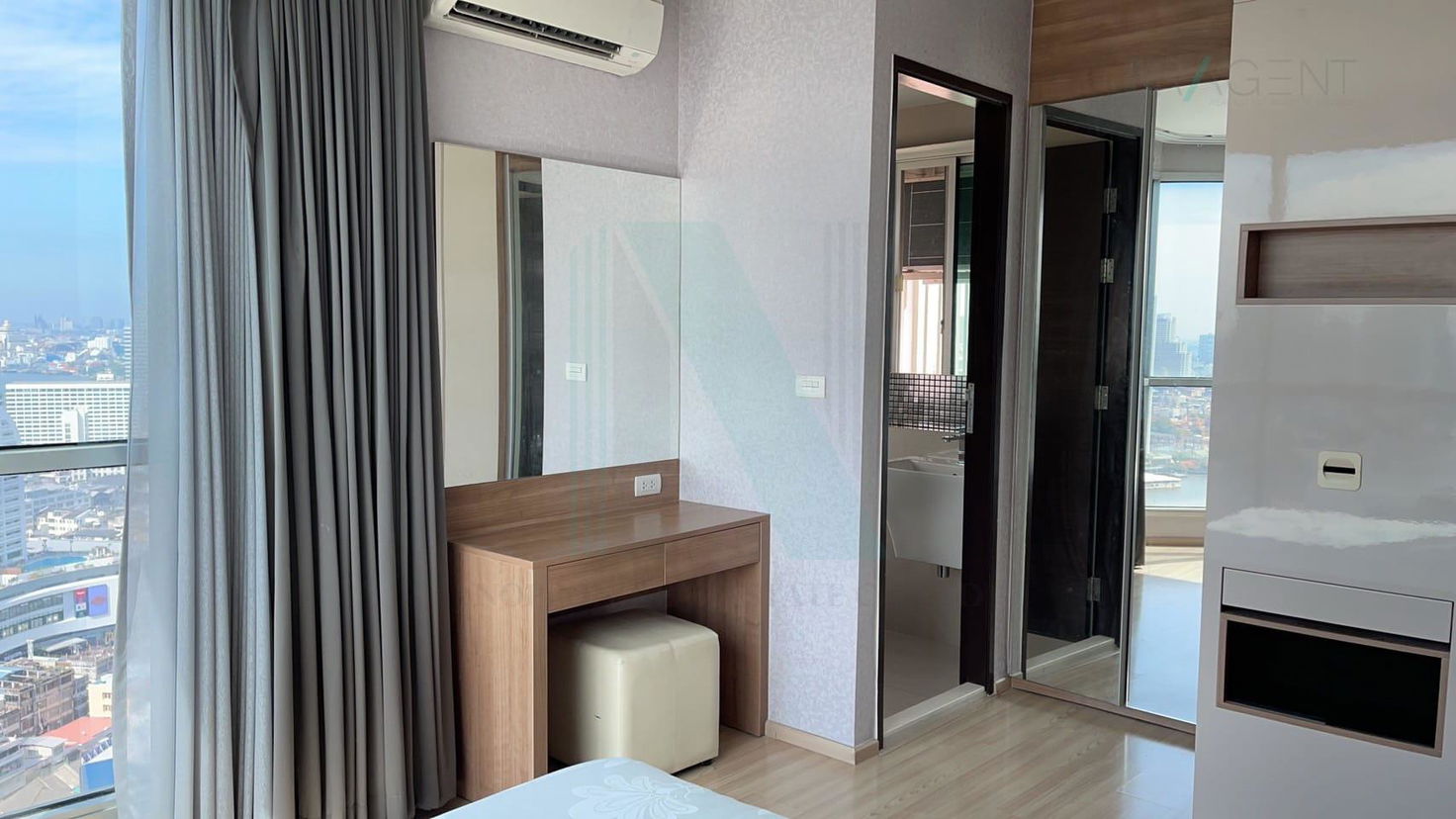 รูป ให้เช่าคอนโด ริทึ่ม สาทร อาคาร N ชั้น 30 1 ห้องนอน ขนาด 38.00 ตรม ใกล้ สะพานตากสิน - รูปที่ 3/8