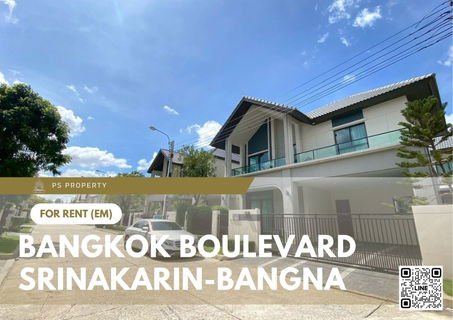 รูปภาพ Single house for rent 📍 Bangkok Boulevard Srinakarin-Bangna 📍 3 bedrooms, 3 bathrooms, near Mega Bangna