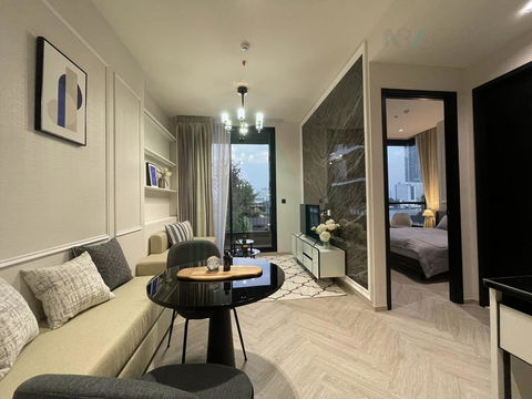 ให้เช่าคอนโด แชปเตอร์ เจริญนคร-ริเวอร์ไซด์ อาคาร B ชั้น 5 2 ห้องนอน ขนาด 40.00 ตรม ใกล้ BTS กรุงธนบุรี