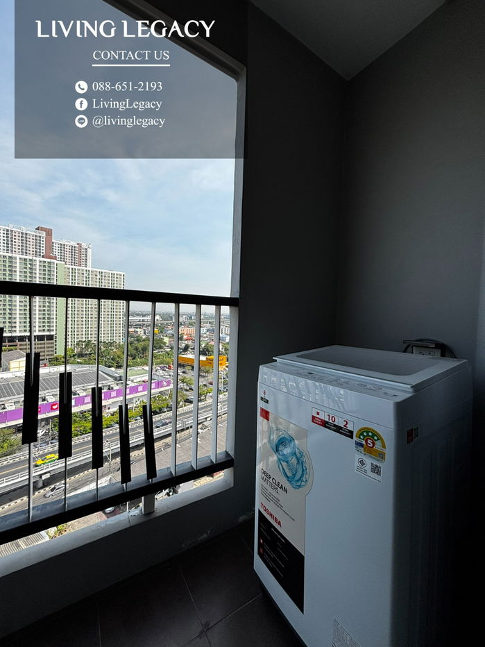 รูป SO4EY9 ให้เช่าคอนโด Asakan Place Srinakarindra 29 ตร.ม. ชั้น 14 line id : @livinglegacy - รูปที่ 9/14