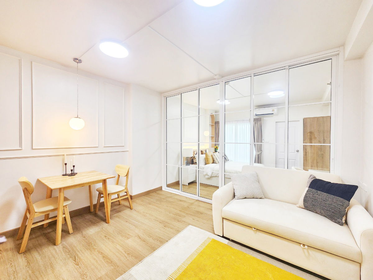 รูป คอนโดโซนศรีนครินทร์ วิวไม่บล็อก ชั้นสูงใกล้ BTS สายสีเหลืองสถานี ศรีอุดมเพียง 550 เมตร ผ่อนเริ่มต้น 7,000 บาท  - รูปที่ 5/20