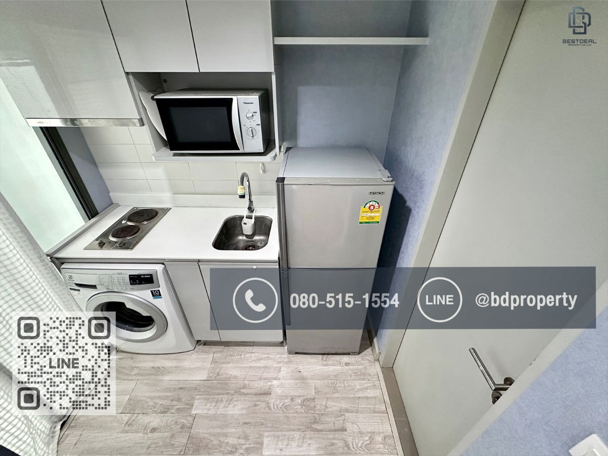 รูป Bestdeal ให้เช่า Studio 22ตรม. ราคา 13,000/เดือนเท่านั้น เฟอร์นิเจอร์และเครื่องใช้ไฟฟ้าครบ “IDEO MOBI RAMA 9” ใกล้MRT และ เซ็นทรัลพระราม 9 เพียง 80 ม. - รูปที่ 9/11