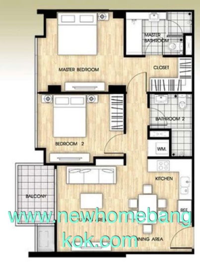 รูป Siri On 8 คอนโด 2 ห้องนอน สภาพใหม่ พร้อมอยู่ ใจกลางสุขุมวิท - รูปที่ 25/25