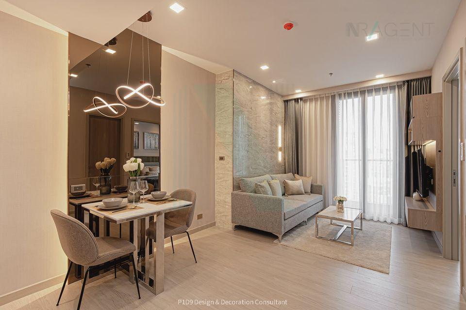 รูป 📣Nice room!📣 ให้เช่าคอนโด วันไนน์ไฟว์ อโศก-พระราม 9 อาคาร ฺB ชั้น 33 1 ห้องนอน ขนาด 37.00 ตรม ใกล้ เซ็นทรัล พระราม 9 - รูปที่ 7/8