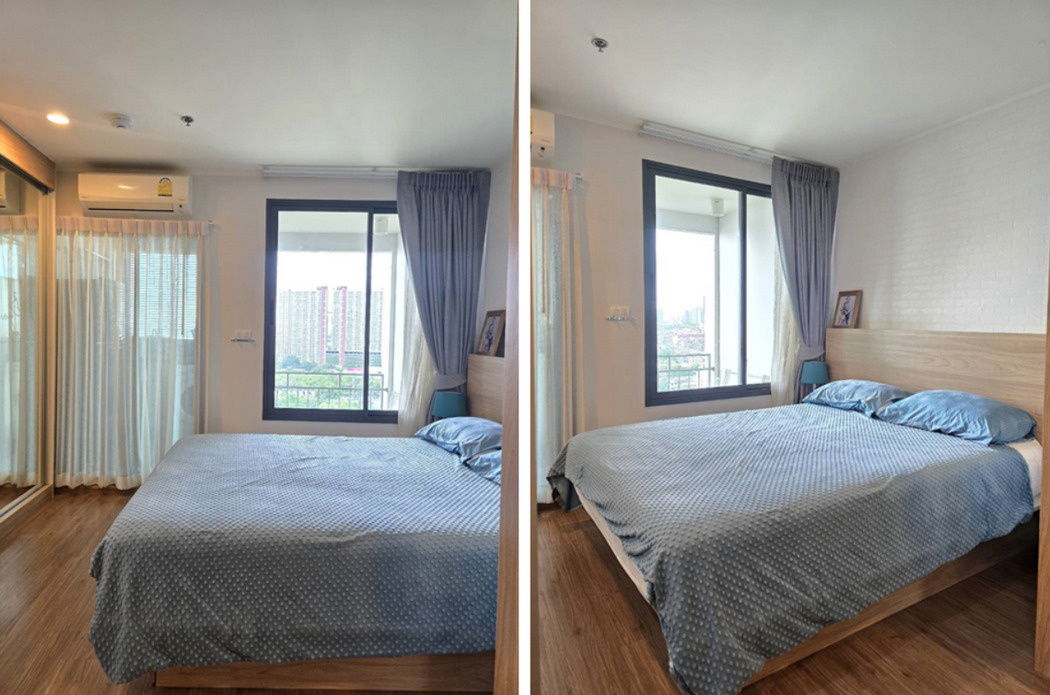 รูป Call : 080-564-6449 Condo U Delight Residence Riverfront Rama 3 ใกล้เซ็นทรัล พระราม 3 แบบ 1 ห้องนอน ชั้น18 วิวฝั่งแม่น้ำ เฟอร์ built-in - รูปที่ 4/14