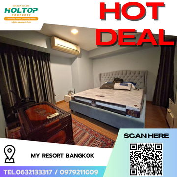 #R6846 🎉 071068 Condo for rent  My Resort Bangkok