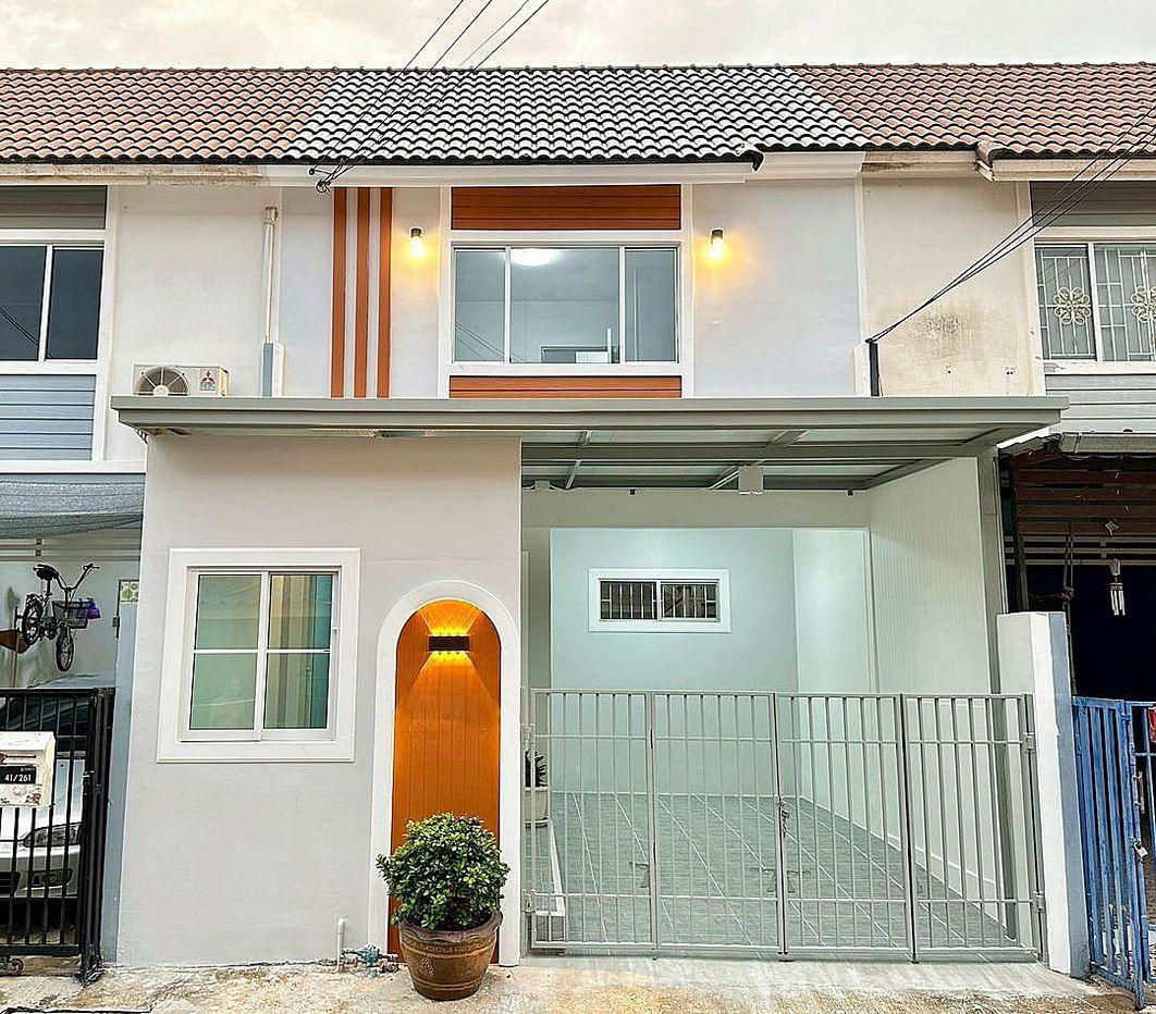 รูป บ้านสวย  ใกล้เซ็นทรัล เวสเกต   #หมู่บ้านพฤกษา 45  บางบัวทอง   ทาวน์เฮ้าส์  3 ห้องนอน  รีโนเวทใหม่  พร้อมอยู่ - รูปที่ 1/16