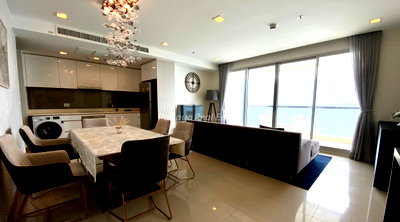 Condos for sale : 🛏️ 2 Bed - 🛁 2 Bath - 🏙️ Sea View - 🌏 FOREIGN name - 🏢 The Palm Wong Amat Beach Pattaya - Ref: PLM64