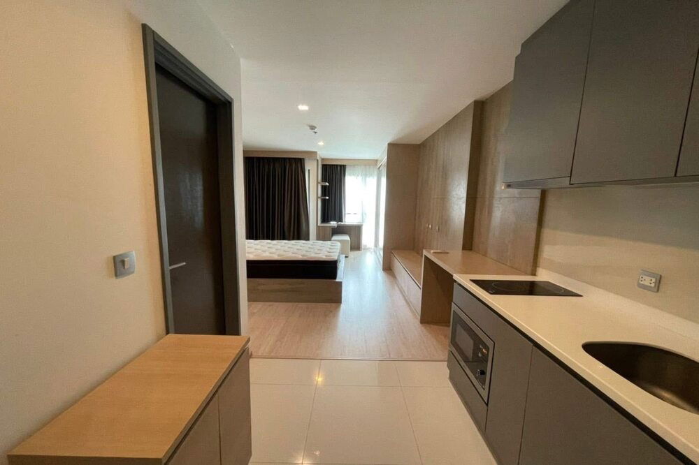 picture 🔥 For Rent !! high floor, rare item, Good location!!🔥 Code C20230105349....Rhythm Rangnam, Studio room, 1 bathroom, furnished, ready to move in 📣📣 - 5/7