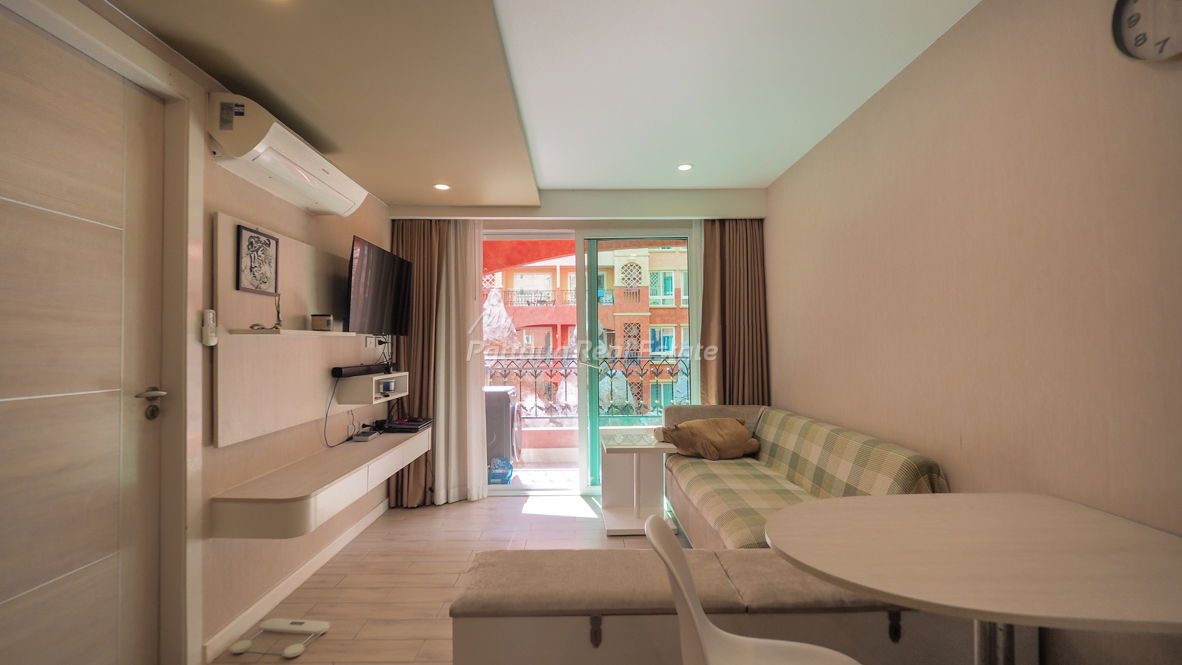 รูป 🛏️ 1 ห้องนอน - 🛁 1 ห้องน้ำ - 🏙️ Pool Views - 🌏 ชื่อชาวต่างชาติ - 🏢 Seven Seas Condo Resort Jomtien - รหัส: SEV24 - รูปที่ 1/14