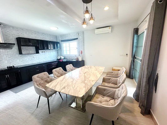 picture FOR RENT GOLDEN PRESTIGE EKKACHAI - WONGWAEN / 4 bedrooms 3 bathrooms / 120 Sqw. 280 Sqm. **55,000** MODERN HOUSE CLOSE TO SAMPENG 2 MARKET - 5/11