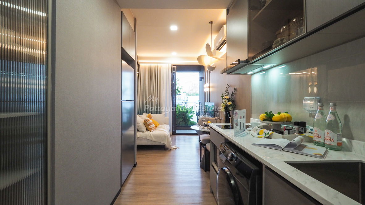 picture 🛏️ 1 Bed - 🛁 1 Bath - 🏙️ Pool Views - 🌏 FOREIGN name - 🏢 Aquarous Jomtien Pattaya - Ref: AQR04 - 1/10