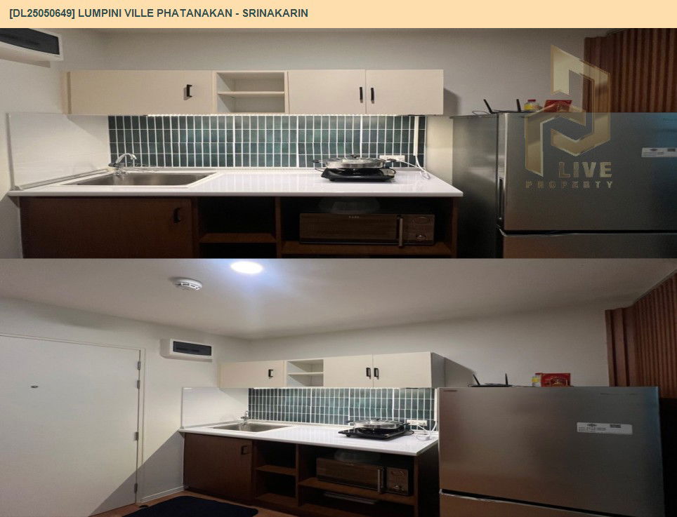picture DL25050649 Condo for rent, Lumpini Ville Phatanakan - Srinakarin near -, ready to move in, call urgently 0638692663 LineID @534wlwof - 5/7