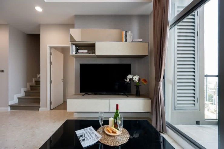 picture For Rent ✨ The Crest Sukhumvit 34  🔥 Line ID @034etfin 📲 2 Bedrooms 2 Bathrooms (Duplex)  ✨ BTS Thonglor 150 meters 💚 - 5/9